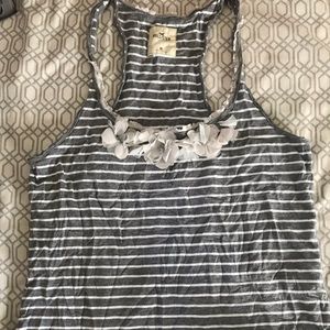 Hollister tank top with floral detail
